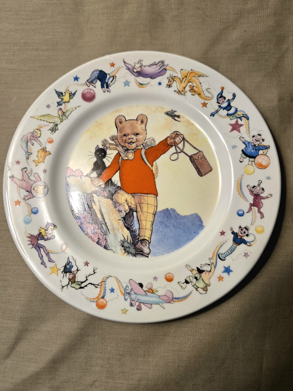 Wedgwood Rupert Bear 1964 Annual Collector Plate